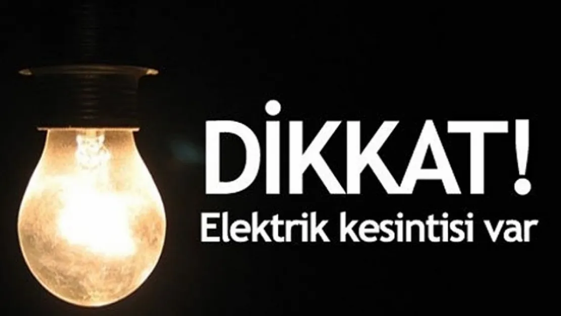 Kesintiler Saat Dokuzda Başlayacak Dikkatli Olun!
