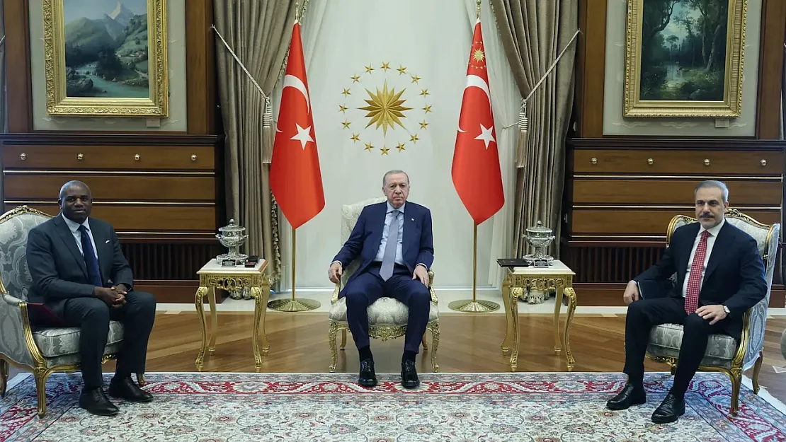 Cumhurbaşkanı Erdoğan, İngiltere Dışişleri Bakanı Lammy'yi kabul etti
