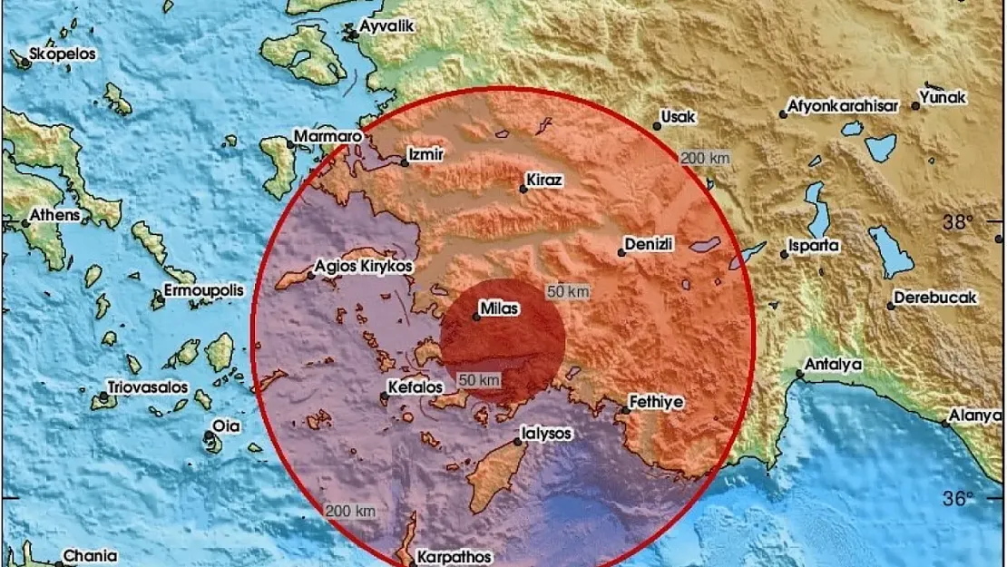 Muğla açıklarında 5 büyüklüğünde deprem! AFAD'dan ilk açıklama geldi
