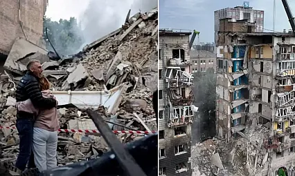 Rusya'dan Ukrayna'ya gece yarısı kabusu: 15 ölü, 75 yaralı