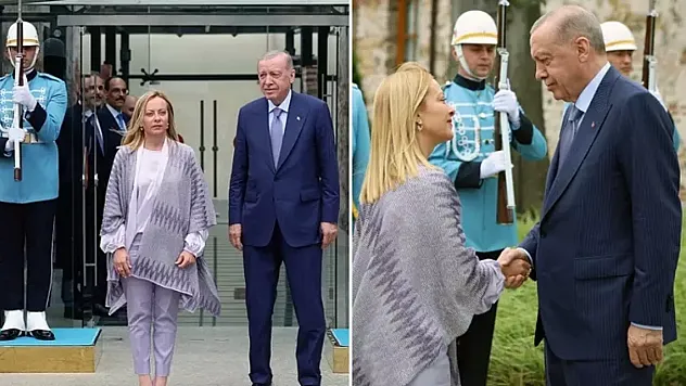 Erdoğan, Meloni ve Dibeybe ile İstanbul'da bir araya geldi