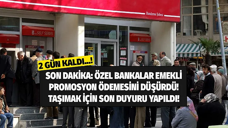 Son dakika duyuruldu! Özel bankalar Eylül ayı itibariyle promosyonları yüzde altmış oranında düşürdü! Elinizi çabuk tutun son 2 gün