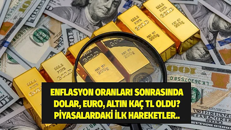 Merkez Bankası Ağustos ayı enflasyon açıklaması sonrası dolar, euro, sterlin, altın ne kadar oldu?