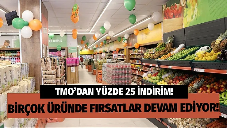 TMO'dan Eylül ayı kampanyası duyuruldu! Birçok üründe yüzde 25 indirim yapıldı fırsatı kaçırmayın