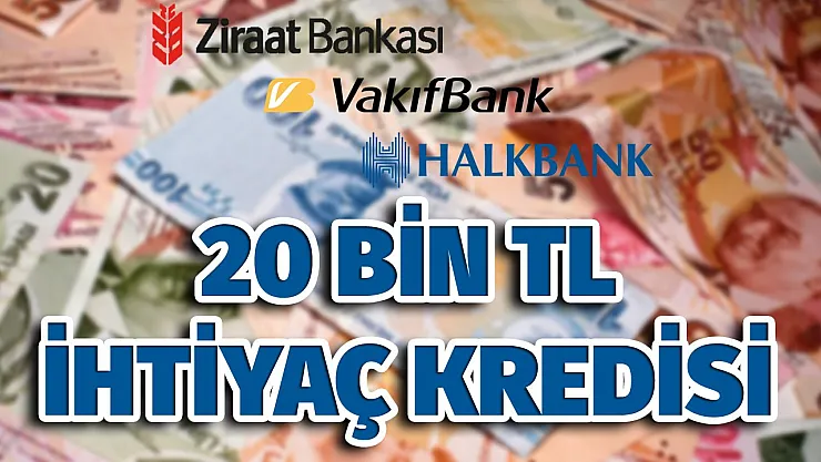 Halkbank Vakıfbank Ziraat bir araya geldi düşük faizli ihtiyaç kredisi veriyor! Ay sonuna kadar kampanya geçerli olacak işte faiz oranları, geri ödeme tablosu