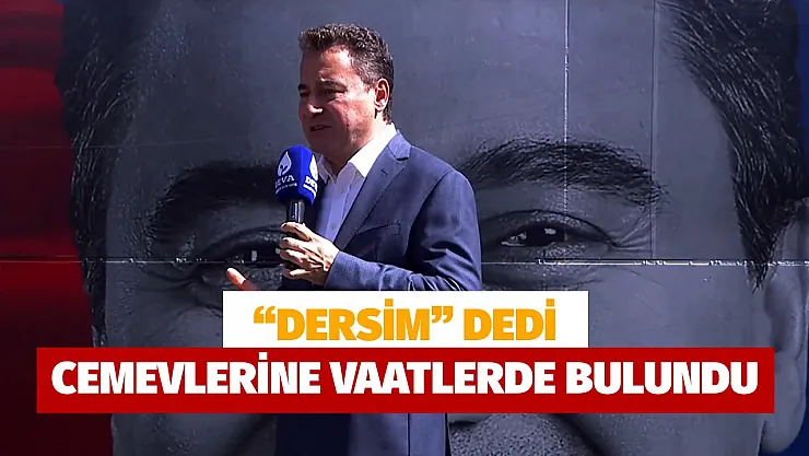 Ali Babacan alevi vatandaşlara seslendi: Cemevlerine, camilere tanınan hakların tamamını tanıyacağız
