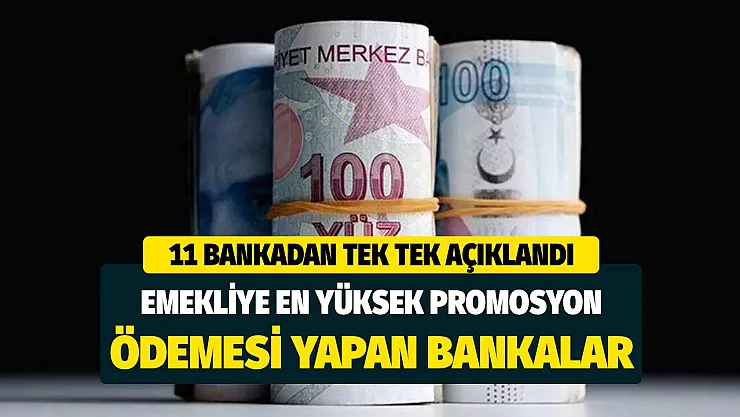 Emekliye en yüksek promosyon veren bankalar! Denizbank Akbank ING TEB Yapı Kredi İş Bankası Garanti Finansbank Ziraat Vakıfbank Halkbank güncel rakamlar