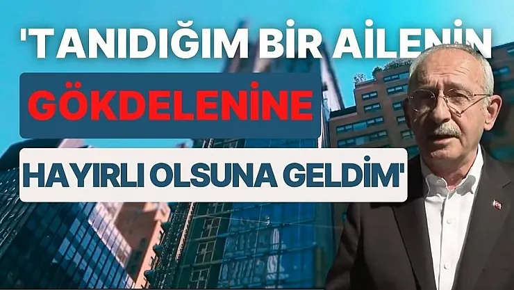Kılıçdaroğlu New York'taki TÜRKEN gökdeleninin önünden Erdoğan'a seslendi!
