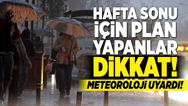 Uzmanlardan üst üste uyarı geldi!  Cumartesi'ye dikkat ülkenin büyük çoğunluğu gün yüzü göremeyecek işte hafta sonu hava durumu