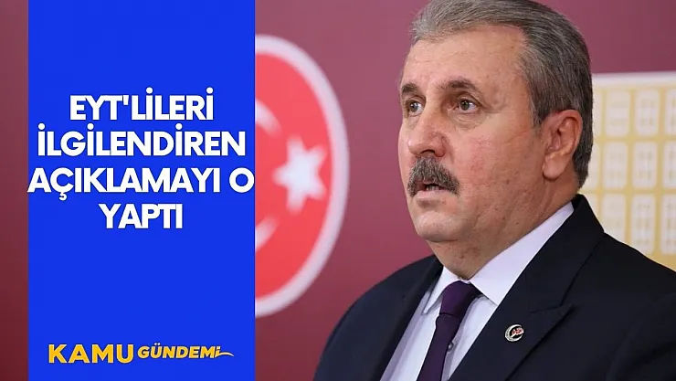 EYT bekleyenleri heyecanlandıran sözler Destici'den geldi!