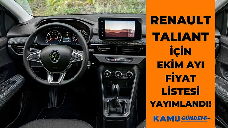 Renault her şeyi göze aldı, yok parasına satışa çıktı! Renault Taliant Kasım ayı fiyat listesi geldi