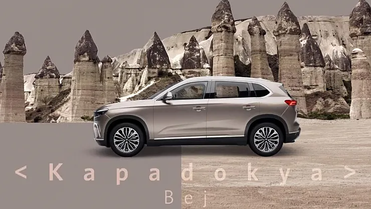 Yerli otomobil TOGG'un favori rengi belli oldu: Kapadokya