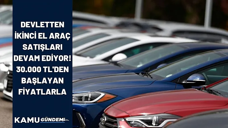 Devletten 30000 TL'den başlayan fiyatlarla yeni araba modelleri geldi! Son gün gelmeden başvurun
