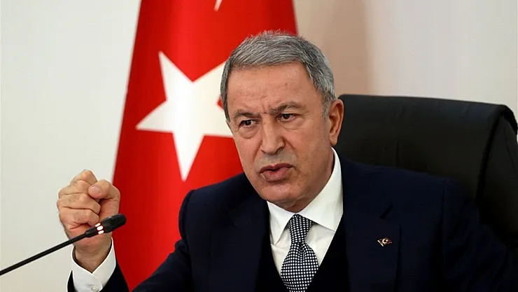 Bakan Akar'dan harekat mesajı: Terör koridoruna müsaade etmedik etmeyeceğiz