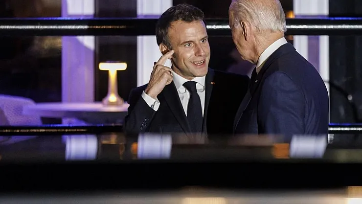 Biden ve Macron Rusya'ya karşı birbirlerine söz verdiler