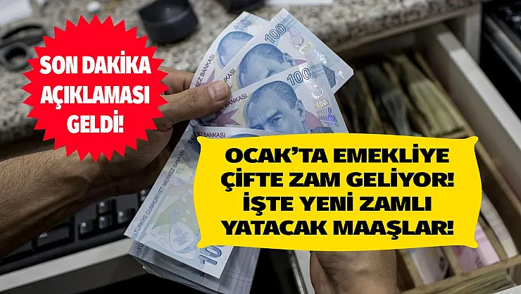 Ocak'ta emeklilere çifte zam:  SGK uzmanı açıkladı işte emeklilerin hesabına yatacak zamlı maaş