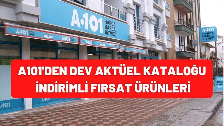 A101 8 Aralık aktüel ürün kataloğu yayınlandı! Aldın aldın fırsatlarında böyle indirim görülmedi
