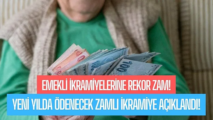 Yeni yıl öncesi emekliye bayram ikramiyesinde gelişme! Bayramlarda artık emekliye zamlı ödenecek