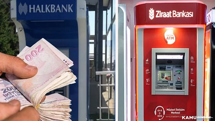 31 Aralık'a kadar Halkbank ve Ziraat Bankası şubesine gidenlerin hesabına 500 lira yatırılacak