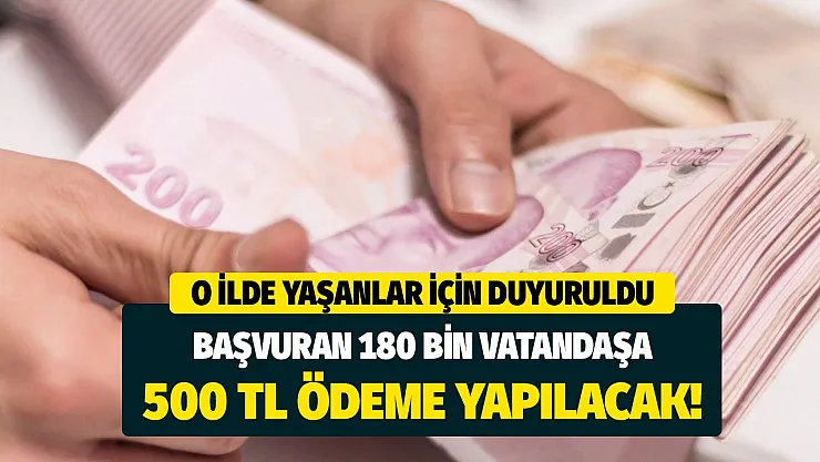O ilde yaşayanlar dikkat! Evinde doğalgazı olan tüm vatandaşlara 500 lira destek ödemesi yapılacak