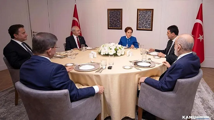 Altılı masanın 10 saate yakın süren toplantısı sona erdi