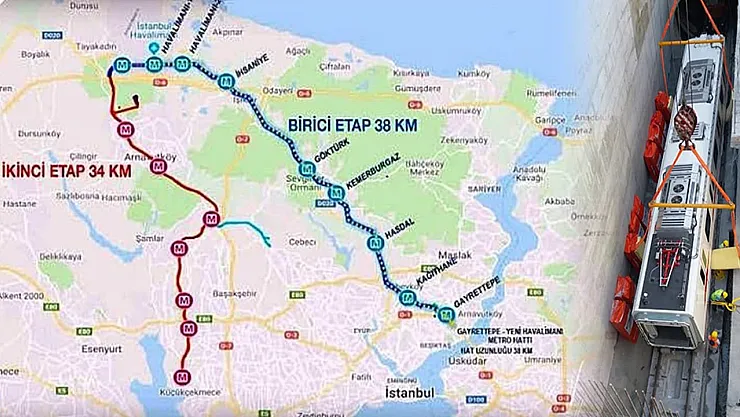 Kağıthane-Kemerburgaz-Göktürk-İstanbul Havalimanı metro hattı ne zaman açılıyor?