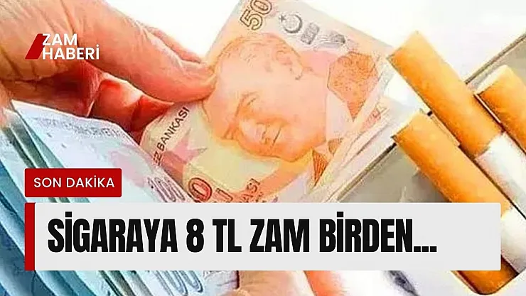 Sigara paketine 8 TL birden zam haberi herkesi şok etti!