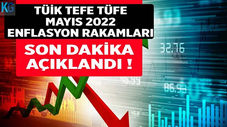 TÜİK TEFE-TÜFE Mayıs 2022 Enflasyon Rakamları Son Dakika Açıklandı!