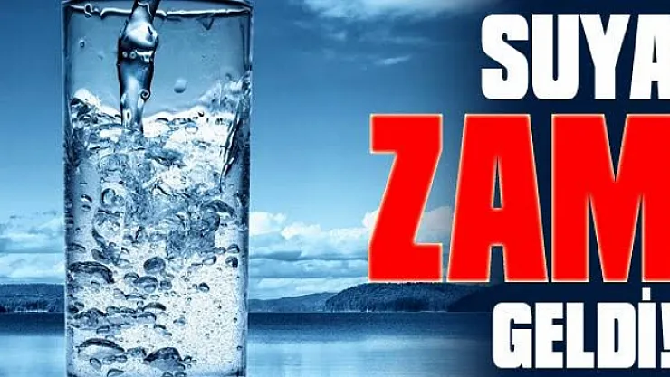 Son dakika teklif kabul edildi! O şehirde su fiyatlarına zam yapıldı