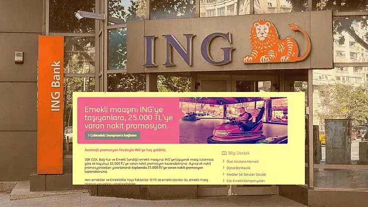 Emeklilere 25.000 TL Fırsatı! ING Bank'tan Kaçırılmayacak Teklif!