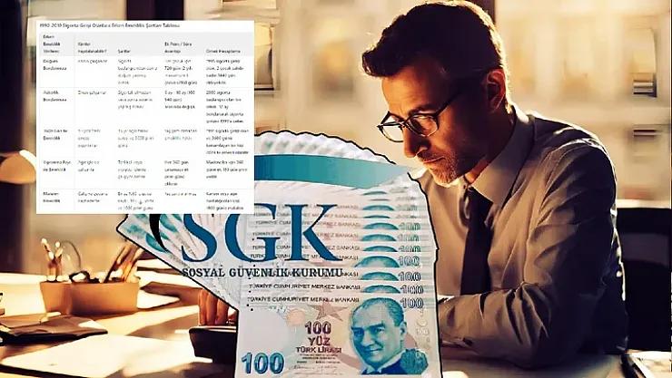 1990-2010 Sigorta Girişi Olanlara Büyük Müjde! Erken Emeklilik Kapıları Açıldı!