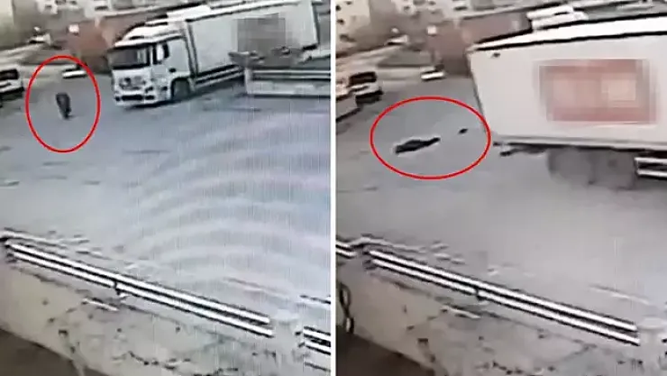 Kamyon Yolda Kadını Ezdi Ve Kaçtı: Bolu'da Kan Donduran Görüntüler!