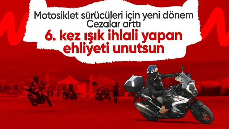 Motosikletçilere Ceza Yağmuru: Yeni Kurallarla Cüzdanlar Yanacak!