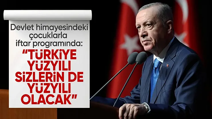 Erdoğan'dan Haliç'te Çocuklara Tarihi Mesaj: Türkiye Yüzyılı Sizinle Yükselecek!