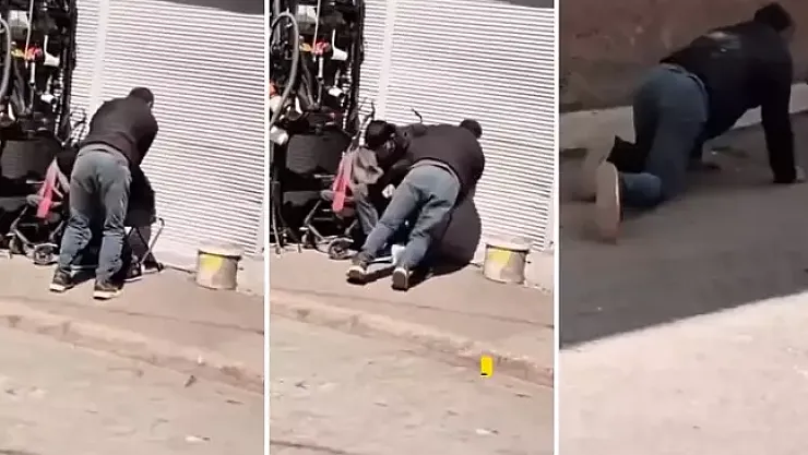 ADANA'DA ŞOK EDEN GÖRÜNTÜLER! 'BUNU KENDİNE NASIL YAPARSIN?' DİYE SORDURTU!