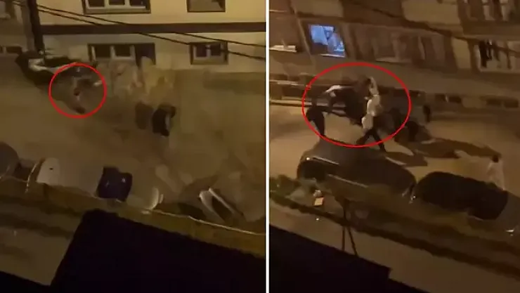 İSTANBUL'DA KAN DONDURAN SAHNE! 'VUR HAK ETTİ' DİYE BAĞIRARAK DÖVDÜLER!