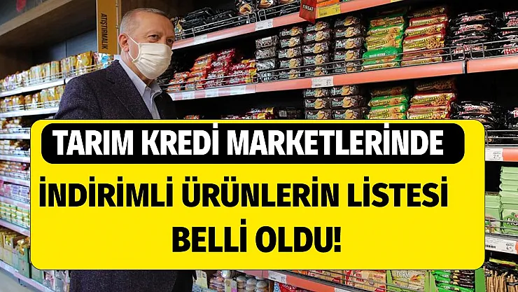 Tarım Kredi'de indirime giren ürünler listelendi! İndirim tarihleri belli oldu! Tarım Kredi ürünleri ne zaman indirime girecek?