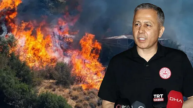 Bakan Yerlikaya: Yangın bölgelerinde 50 bini aşkın vatandaş tahliye edildi