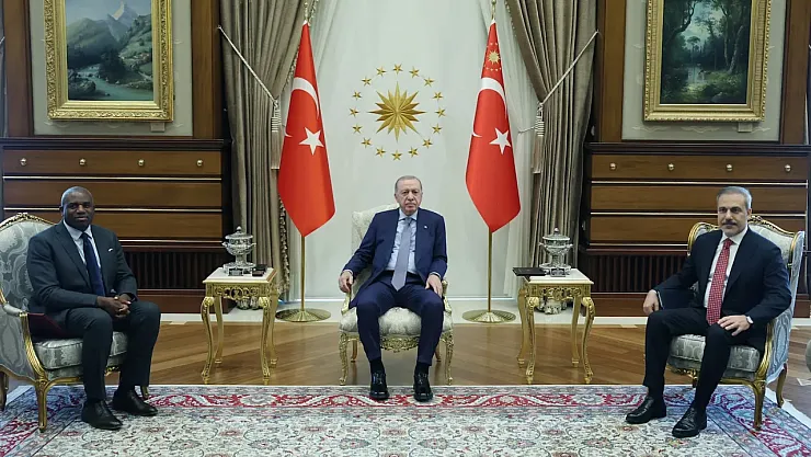 Cumhurbaşkanı Erdoğan, İngiltere Dışişleri Bakanı Lammy'yi kabul etti