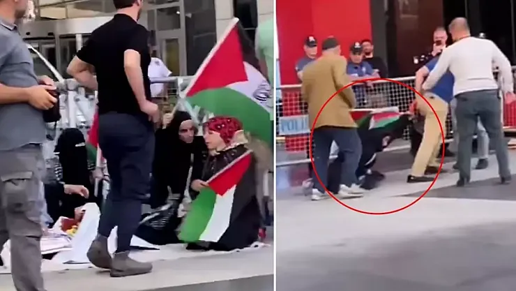 İsrail Protestosuna sert polis müdahalesi: Soruşturma başlatıldı