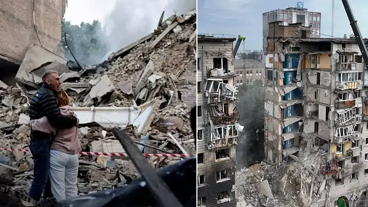 Rusya'dan Ukrayna'ya gece yarısı kabusu: 15 ölü, 75 yaralı