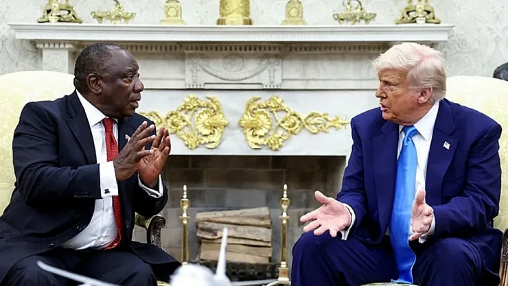 Trump, Güney Afrika lideriyle tartıştı