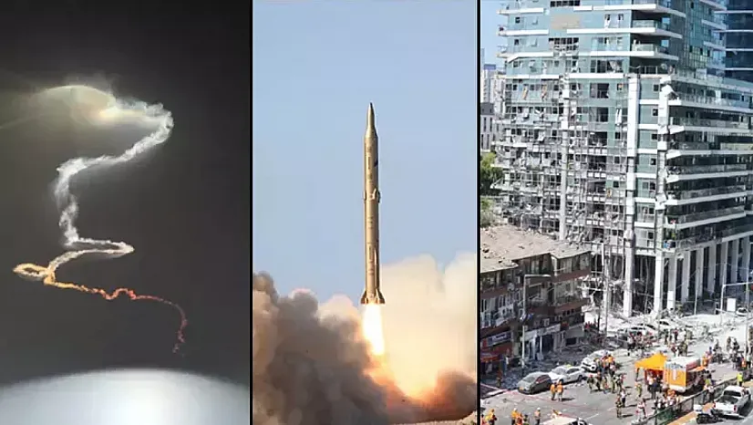 İran'dan İsrail'in Elmas Kalbine füze saldırısı: Tel Aviv'de ticaret merkezi vuruldu