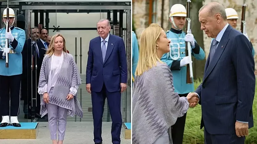 Erdoğan, Meloni ve Dibeybe ile İstanbul'da bir araya geldi